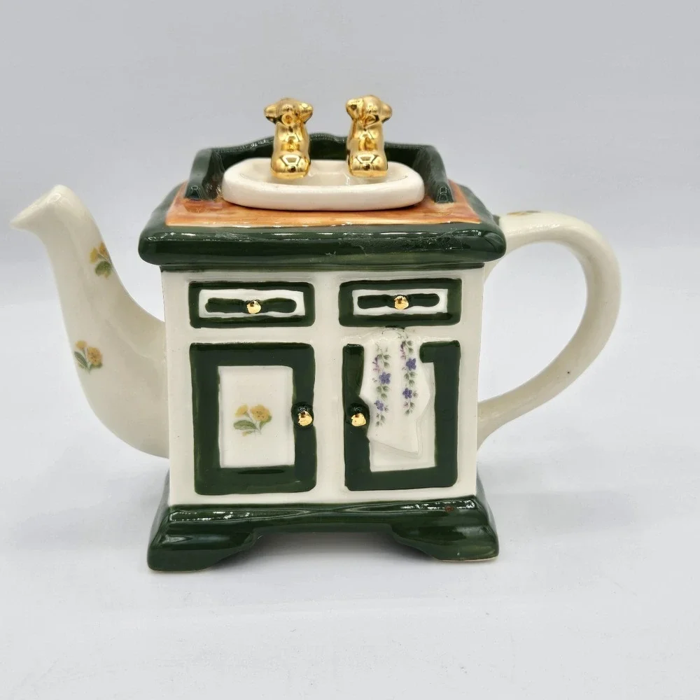 Tony Carter Mini Teapot Wash Basin Made‎ In England Vintage Collectible